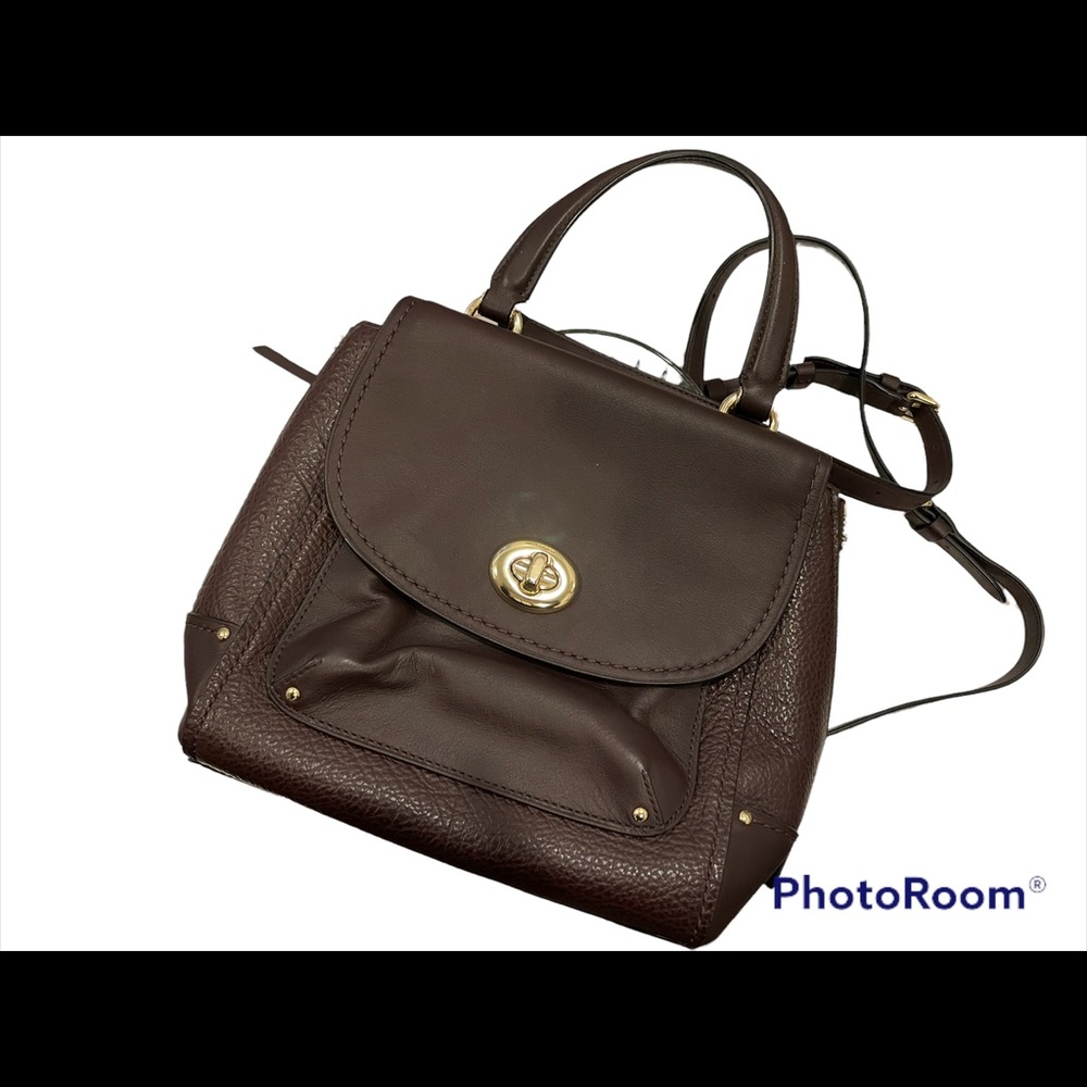 Coach Faye Leather Backpack